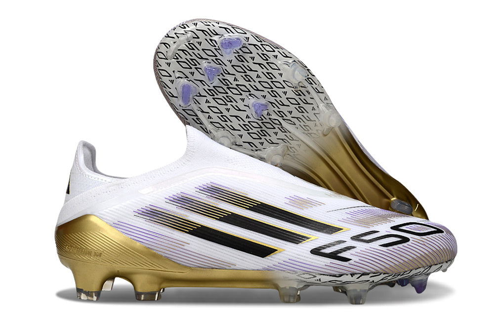 Botines Adidas F50 Elite+ - Sin cordones - Suela FG