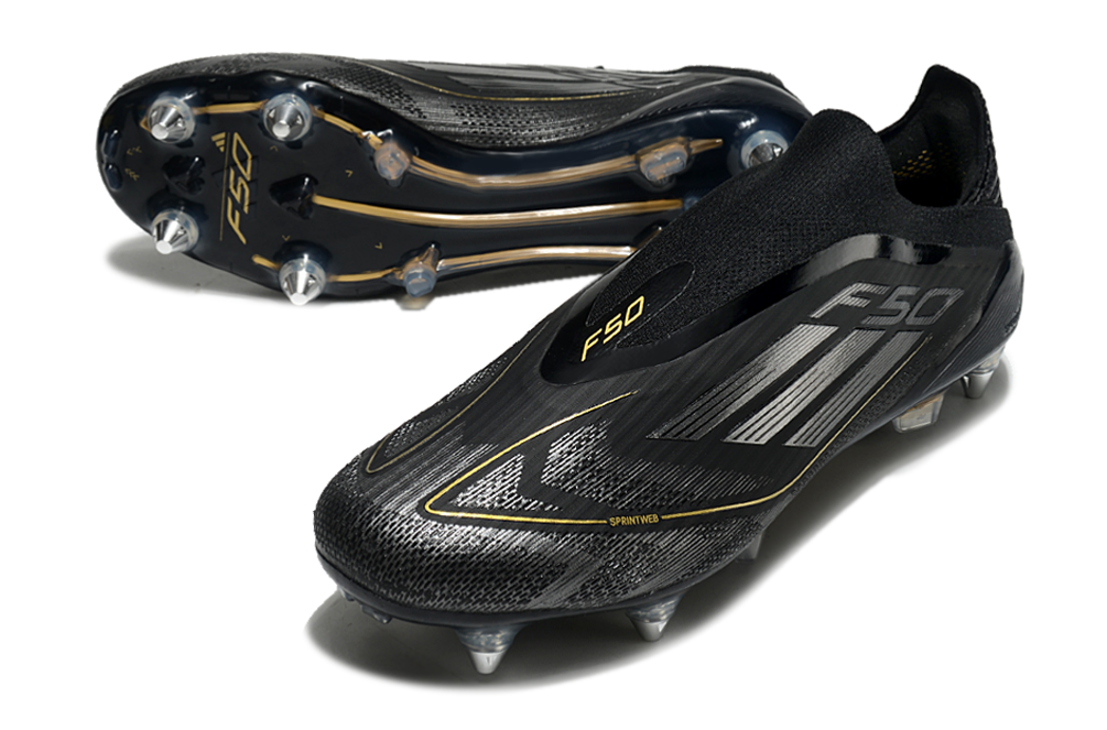 Botines Adidas F50 Elite - Sin cordones - Suela SG Mixtos -
