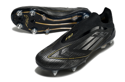 Botines Adidas F50 Elite - Sin cordones - Suela SG Mixtos -