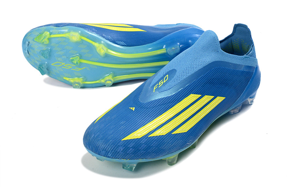 Botines Adidas F50 Elite+ Sin Cordones - Suela FG